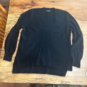 Saks black cashmere sweater